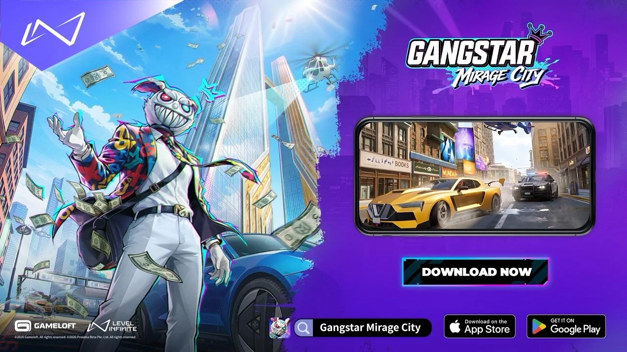 Video thumbnail Gangstar Mirage City | Official Launch Trailer | Now live!