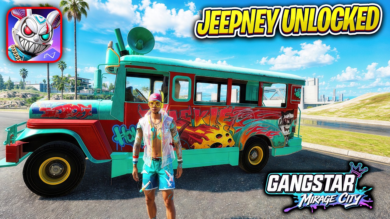 Video thumbnail Gangstar Mirage City - JEEPNEY UNLOCKED! New Vehicle Gameplay