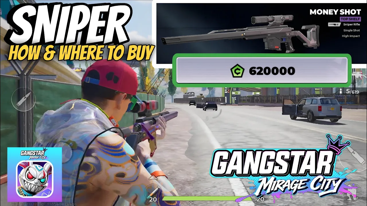 Video thumbnail I Purchased The Money Shot (SNIPER) in Gangstar Mirage City!