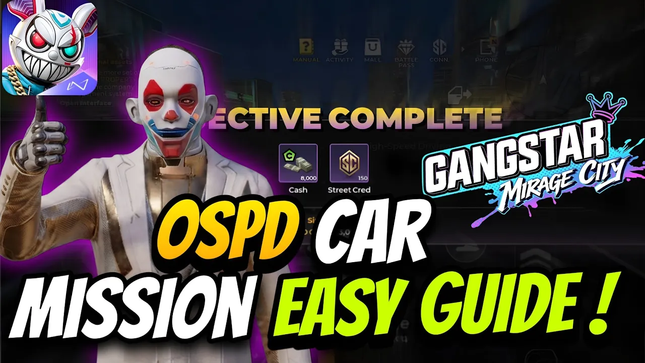 Video thumbnail Gangstar Mirage City | OSPD Car Mission Easy Guide & Walkthrough